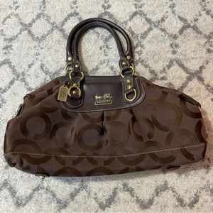Coach brown Madison Sabrina satchel purse bag